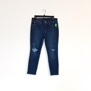 GAP‎ Dark Blue True Skinny Mid Rise Jeans